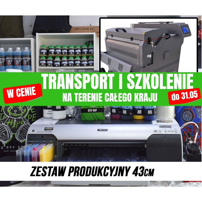 ZESTAW PRODUKCYJNY 43CM TRANSPORT I SZKOLENIE